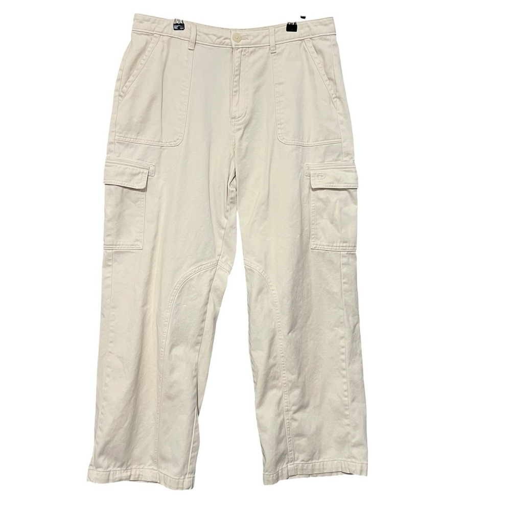 PINK Victoria's Secret Cargo Utility Pants Wide leg Womens Size L